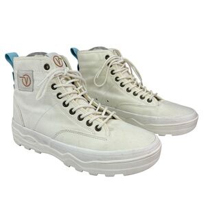 Vans Sentry Wc Glory Check Cream Hi-Top Waffle Cup Shoes M8/W9.5